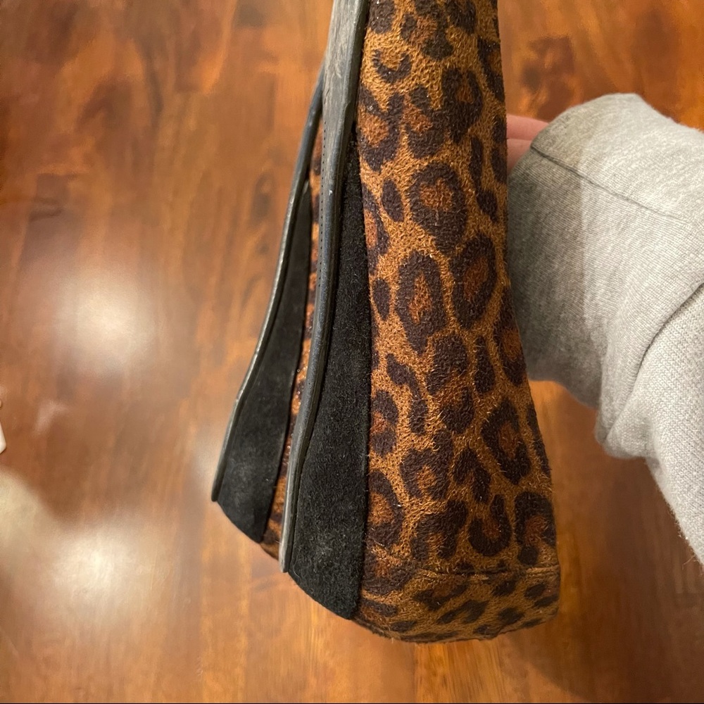 Stuart Weitzman Pointed Leopard Print Flats - image 6